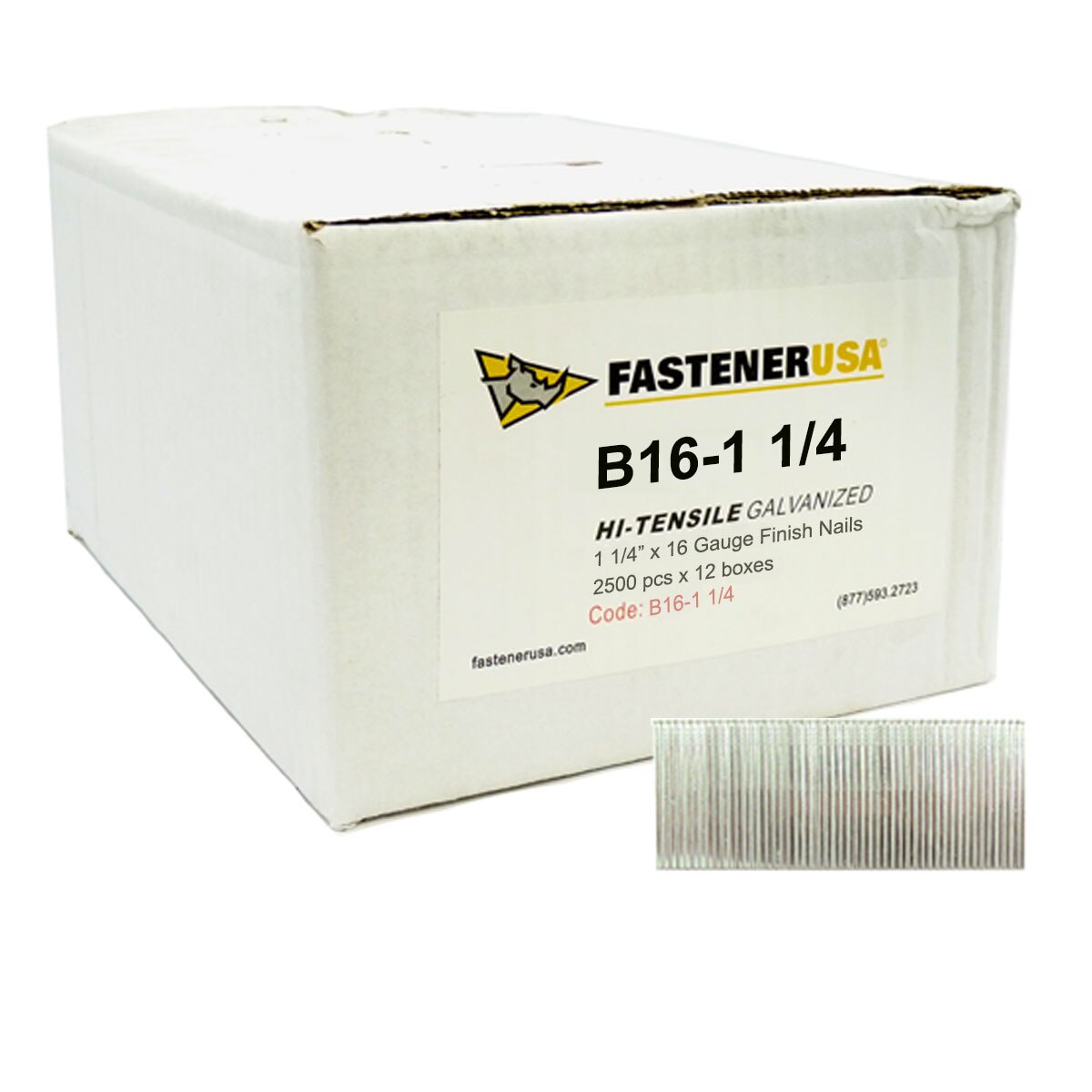 BOSTITCH 2-Inch 16-Gauge Finish Nails - Bright Finish 1000-Pack For Professional Results