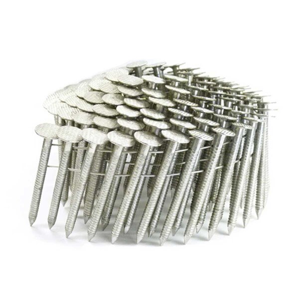 1 3/4" X .090 Ring Shank Coil Nails Bright Pallet Coil Nails - HZ Fastener