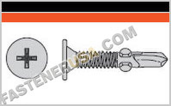 Self-Drilling Wafer-Head Screw with Wings