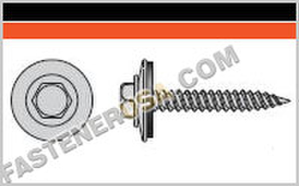 Metal-Panel Screw with EPDM Washer